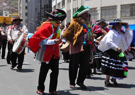 Carneval natives La Paz Bolivia S