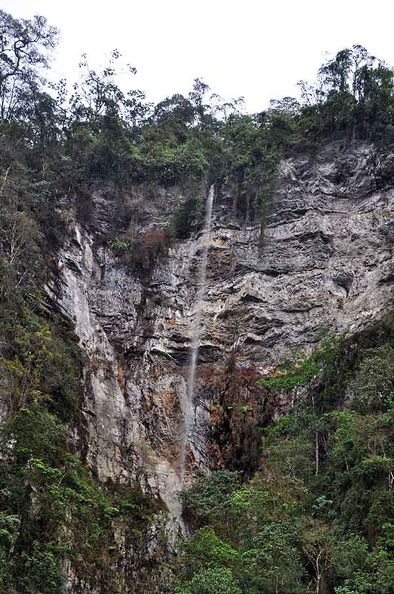 Chicaque temporary waterfall after heavy rain Ms.jpg