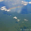 Rainshower w rainbow over Amazon