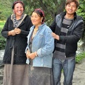 Drolma and Tsering Tashi and his mother.