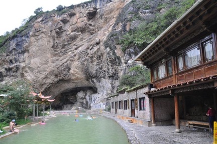 Great Hot springs near Shangri La