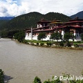 Punakha Dzong Mo Chu River Bridge DW Ms