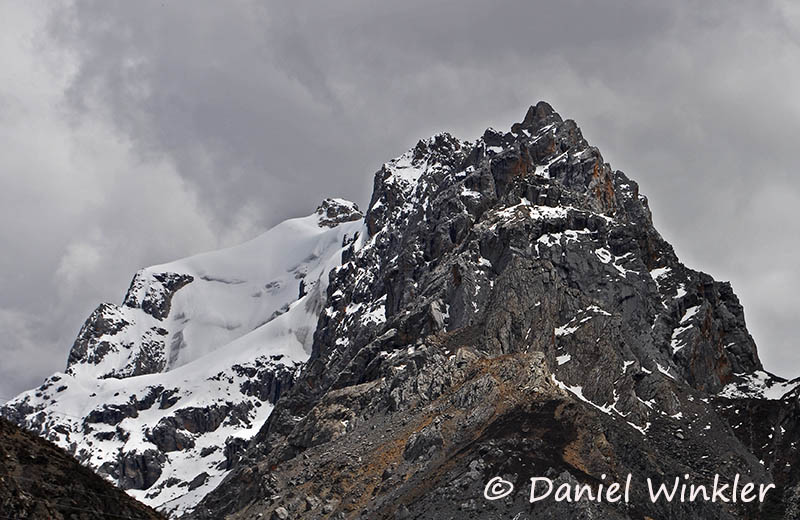 Glaciated peak S of Ganzi along Payul Rd DW Ms